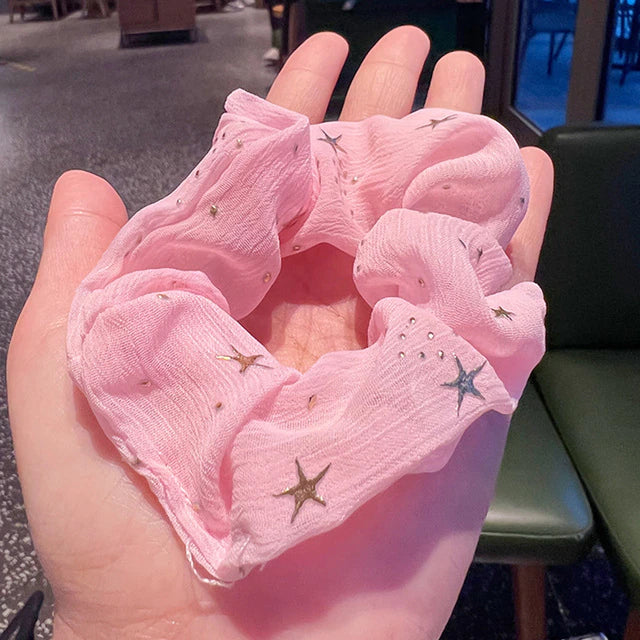 Satin Silk Scrunchie each