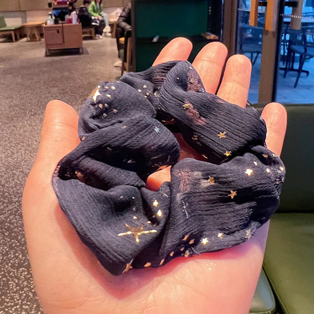 Satin Silk Scrunchie each