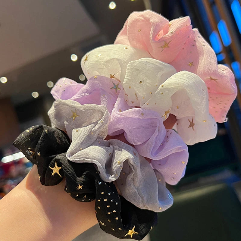 Satin Silk Scrunchie each