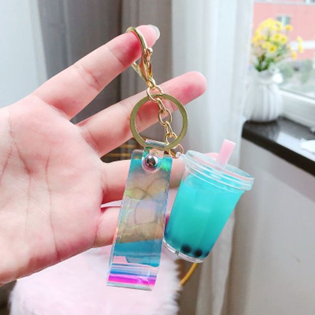 Boba keychain