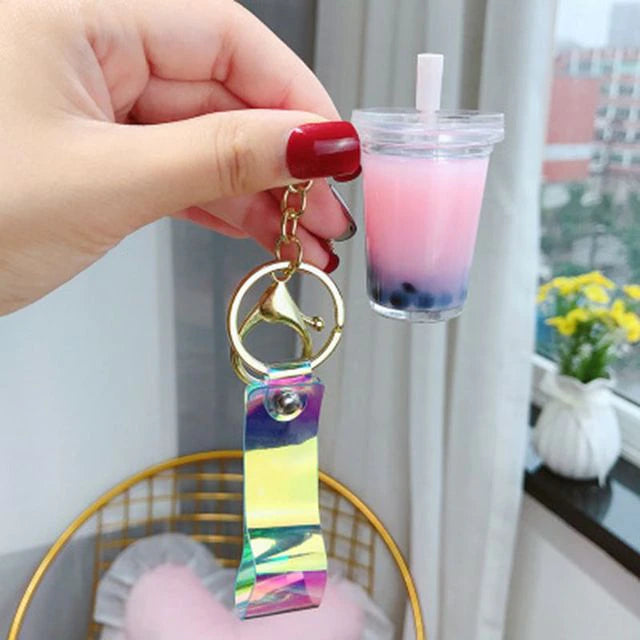 Boba keychain