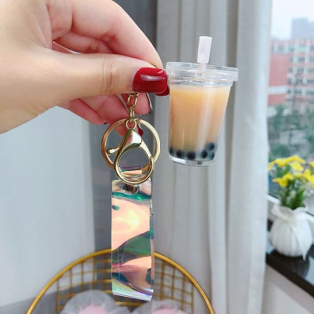 Boba keychain