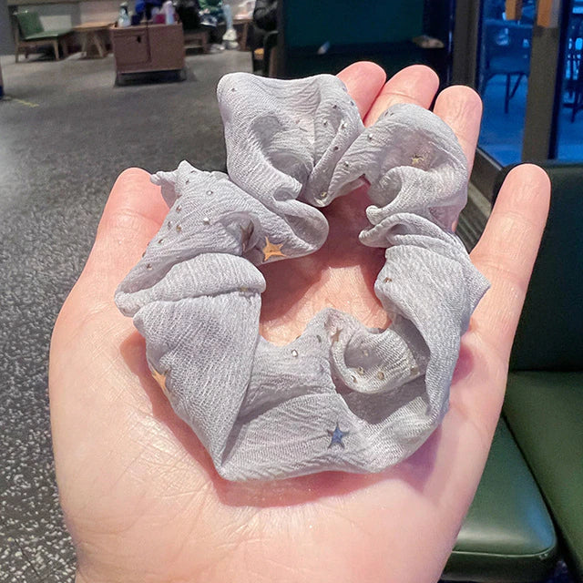 Satin Silk  Scrunchie each